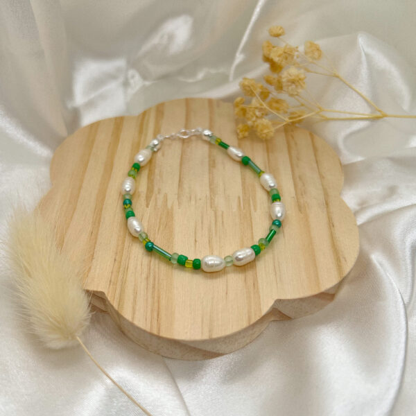 Perlenarmband Green Bliss