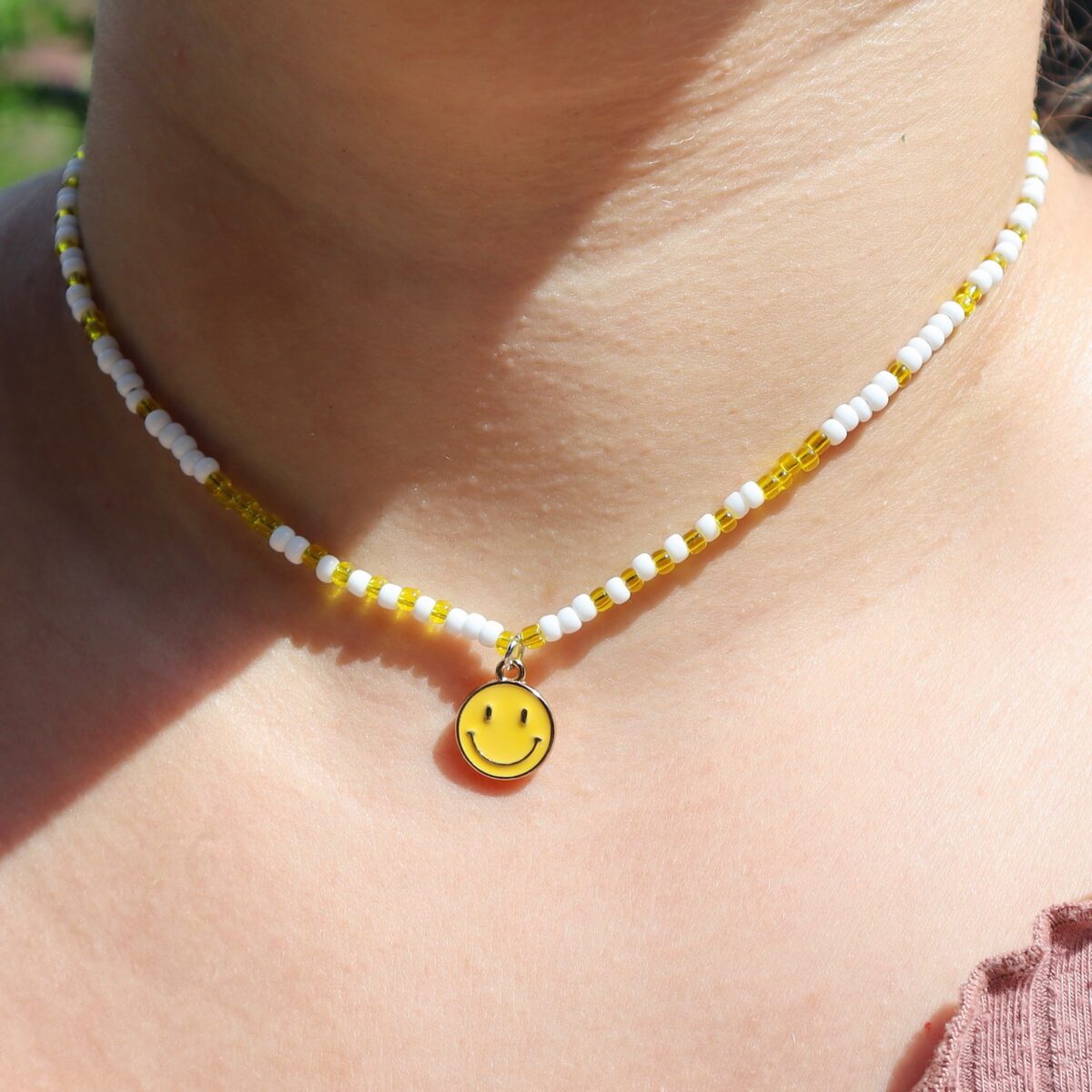 Perlenkette Happy - Yellow Beads – Bild 2