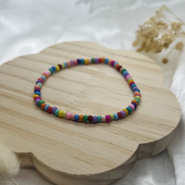Buntes Perlenarmband – Happy Vibes