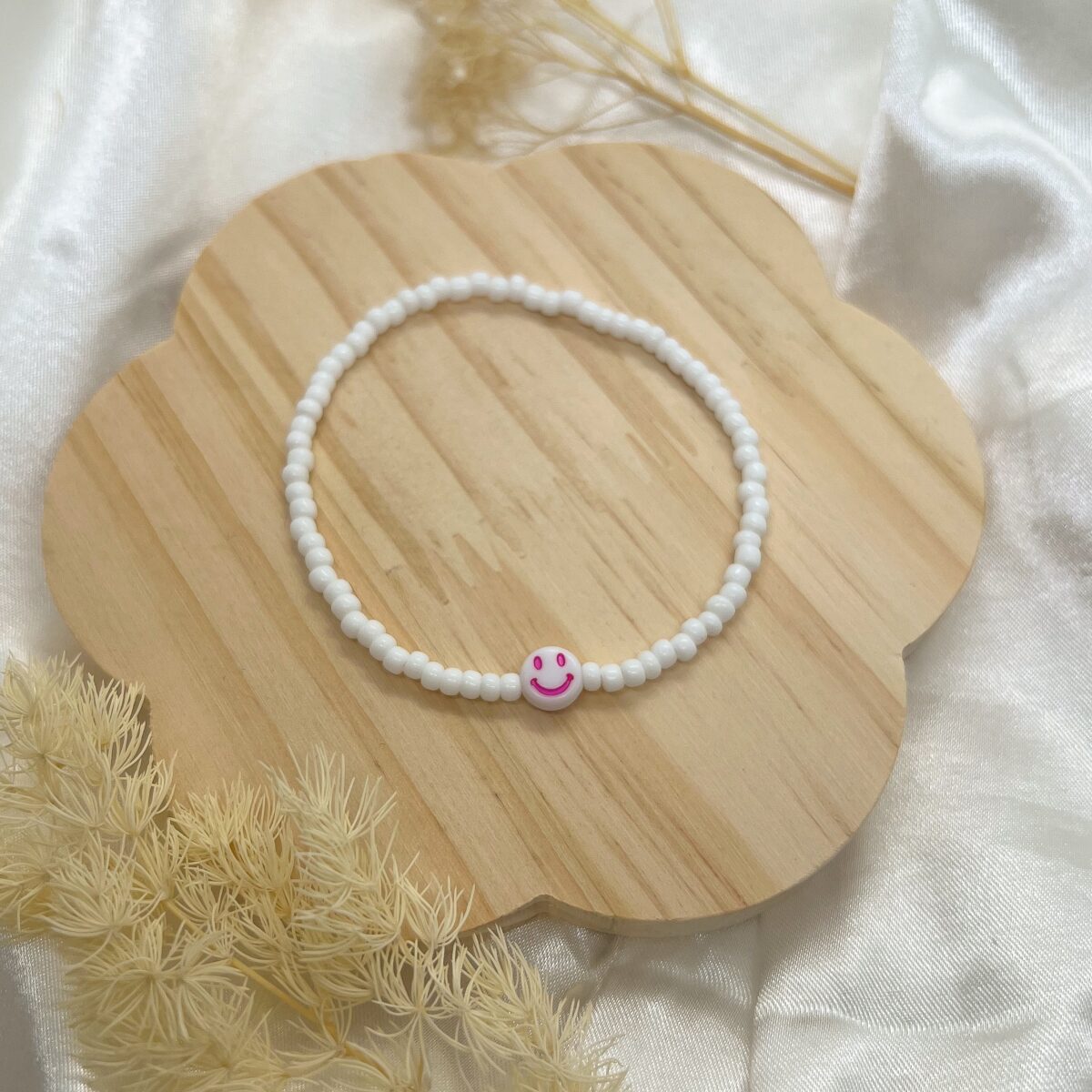 Perlenarmband - Smiley – Bild 6