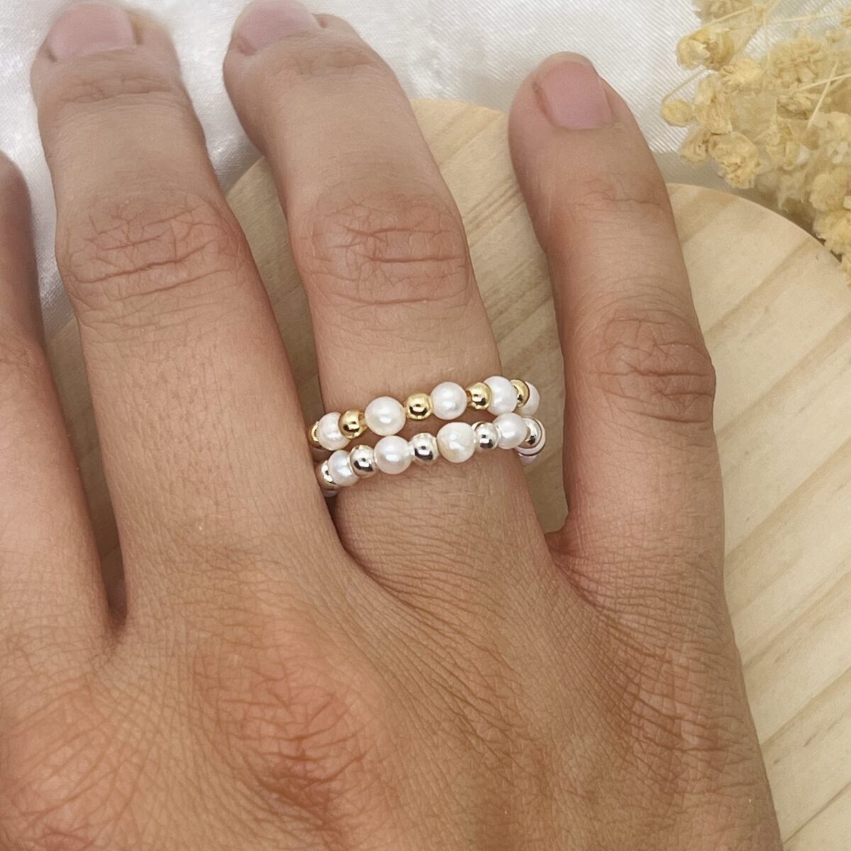 Perlenring - Mia – Bild 5