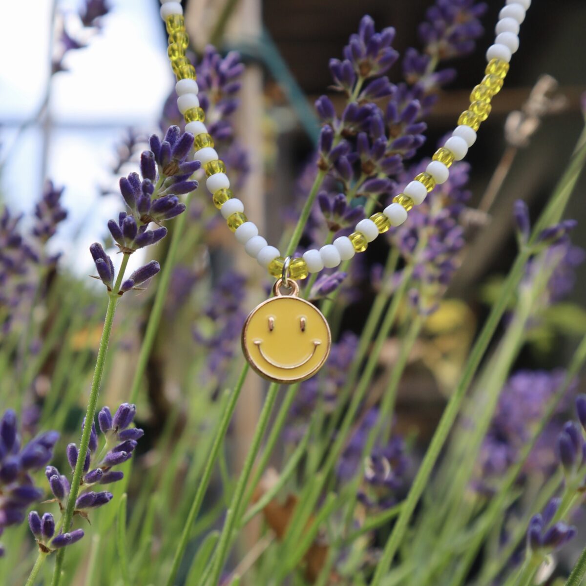 Perlenkette Happy - Yellow Beads – Bild 3